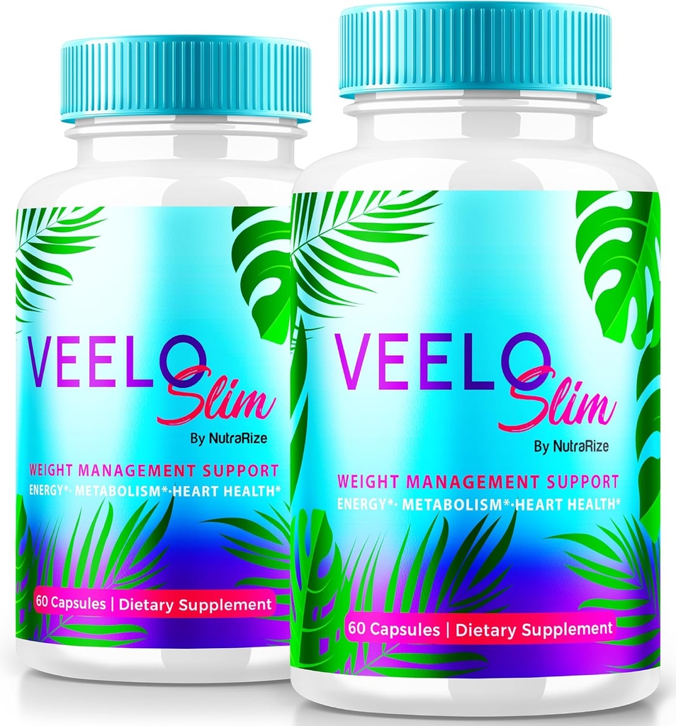(2 Pack) VeeloSlim, Veelo Slim Advanced Weight Loss Capsules, Premium Keto Supplement, All Natural Keto Support Pills, VeeloSlimming Keto Formula, Official VeeloSlimmer Bewertungen (120 Kapseln)