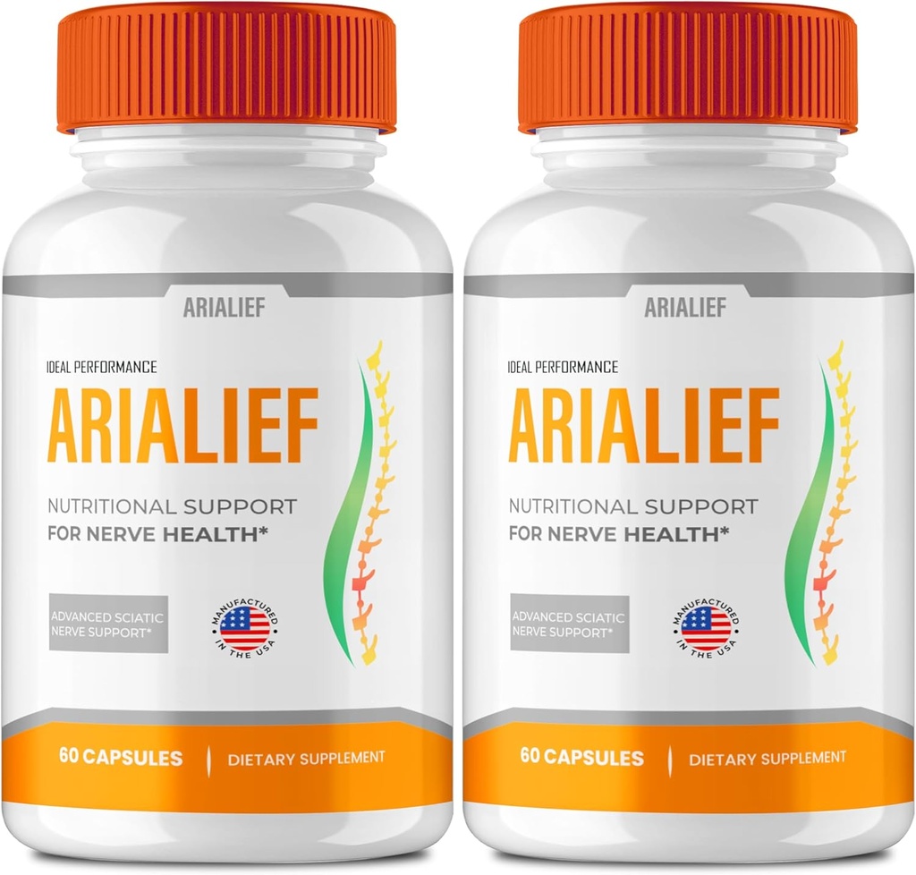 Aralief Capsules pour la neuropathie, Aralief pour la neuropathie, Aralief primepalm pour la neuropathie et la sciatique, Arialief Primepalm Supplément pilules, Arialief Vitamine Reviews (2 Pack)