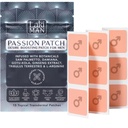 Laki Naturals Passion Patch for Men (Pack of 15) – Supporte la circulation, la vitalité, la vigueur et l'énergie avec des ingrédients naturels – Non-Habit Forming, Time-Released MenS Health Wellness Patches