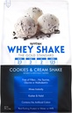 Syntrax Nutrition Whey Shake, Cold Filtered & Undenatured Whey Protein Powder Blend, Cookies & Cream Shake, 2 lbs, Real Cookie Pieces
