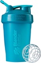 BlenderBottle Classic Shaker Bottle Perfekt für Protein Shakes und Pre Workout, 20-Ounce, Teal