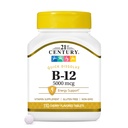 21e siècle B-12 5000 mcg, 110 Comprimés sublinguals aromatisés aux cerises, 110 comtes