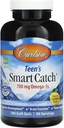 Carlson Teen's Smart Catch, citron naturel, 180 gels doux