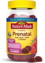 Nature Made Prenatal Gummies with DHA and Folic Acid, Prenatal Vitamin and Mineral Supplement for Daily Nutritional Support, 60 Gummies, 30 Day Supply