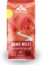 Junk Miles - Medium Roast - Infused with Electrolytes Powder - Athlete Hydration - Coffee for Runners - Keto Electrolytes: Sodium, Calcium, Magnesium, & Potassium (Ground, 16 Oz)