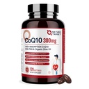 NATURE TARGET CoQ10-300mg-Softgels + PQQ avec Organic-Olive-Huile - High Absorption-Coenzyme-Q10 - Antioxydant-pour-Heart-Health et Immune Support, Production d'énergie, 120 Servants