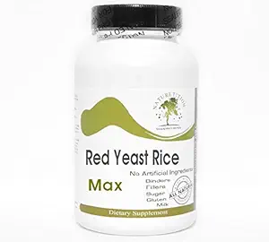 Red Yeast Rice Max ~ 90 Kapseln - Keine Zusatzstoffe ~ Naturetition Supplements