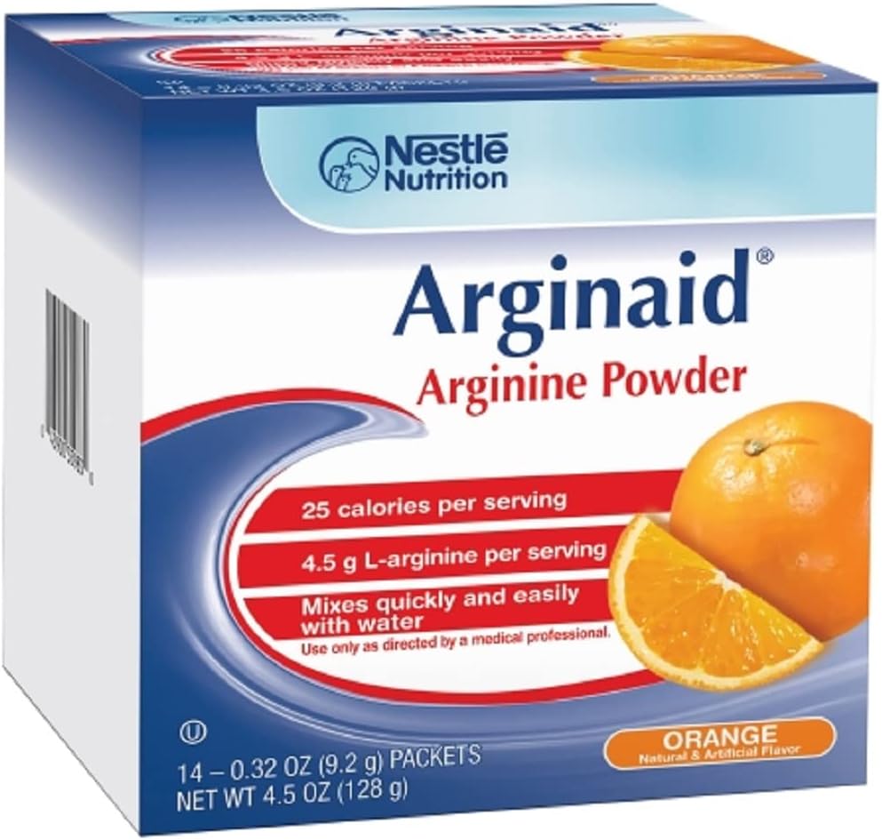 Arginine Supplement Arginaid? Orange .32 oz Einzelpackung Pulver (BX von 14)