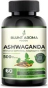 Ashwagandha Extrakt Kapsel - Große Stärke 5200mg Pulver. Mixed Ginger Root, Kurkuma, Alkanet Root und Schwarzer Pfeffer - 60 Kapseln - 2 Monate Versorgung