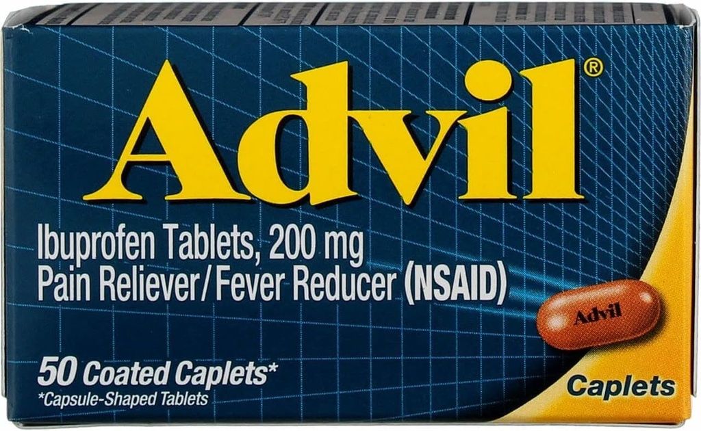 Advil Pain Reliever/Fever Reducer 200 mg Beschichtete Tabletten 50 ea (Pack von 6)