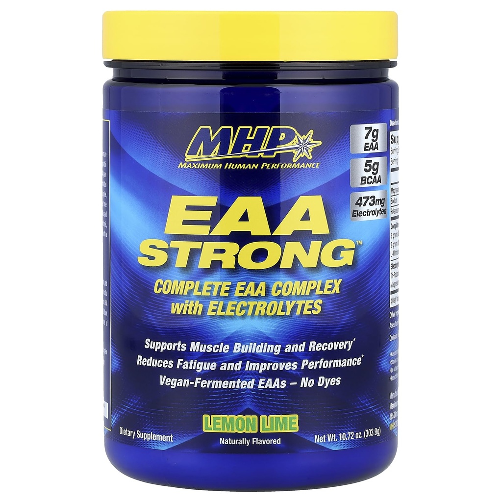 Maximale menschliche Leistung Mhp Eaa Strong, Alle 9 essentiellen Aminosäure-Ergänzungen, Elektrolyte, Zitronenlime