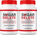 NutraRize (2 Pack) Zucker Löschen Kapseln, Offizielle Unterstützung Formel für allgemeine Gesundheit, Zucker Löschen Pillen zu erhalten gesunde stabile Levels, Premium SugarDelete Pastillas Review (120 Kapseln)