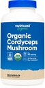 Nutricost Cordyceps Mushroom Capsules 1100mg, 90 Serv - CCOF Certified Made with Organic, Gluten Free, 550mg Per Capsule (180 Kapseln)