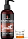 Pure Wild Alaskan Salmon & Pollock Oil for Dogs & Cats Skin and Coat - Fish Oil Liquid with Pump - Supports Joint Function & Heart Health - Omega 3 Liquid Food Complement - All Natural EPA + DHA - 8oz