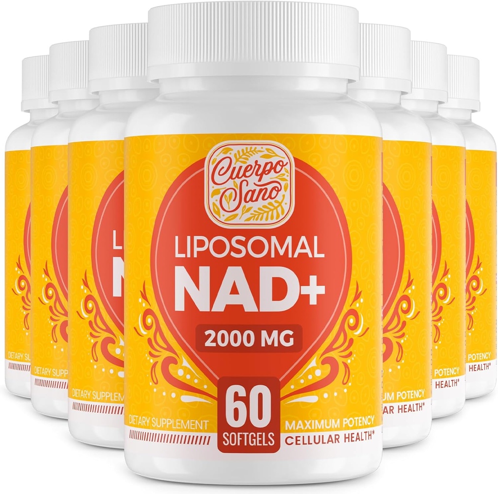 2000 MG NAD Ergänzung, Liposomal NAD+ mit hoher Absorption, Effizient Than Nicotinamid Riboside, Pure & Plus Boosting Supplement, Aging Defense, Metabolism & Cellular, 480 softgels