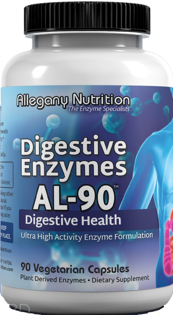 Enzymes digestifs sans gluten - 90 Nombre