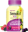 Senokot Kids Mixed Berry Laxative Gummis für Alter 2+, Senna Extract for Gentle, Overnight Relief from Occasional Constipation, 40 ct