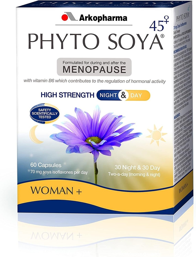 Arkopharma Phyto Soya Nacht & Tag, 30 Tage Mützen & 30 Nacht Mützen
