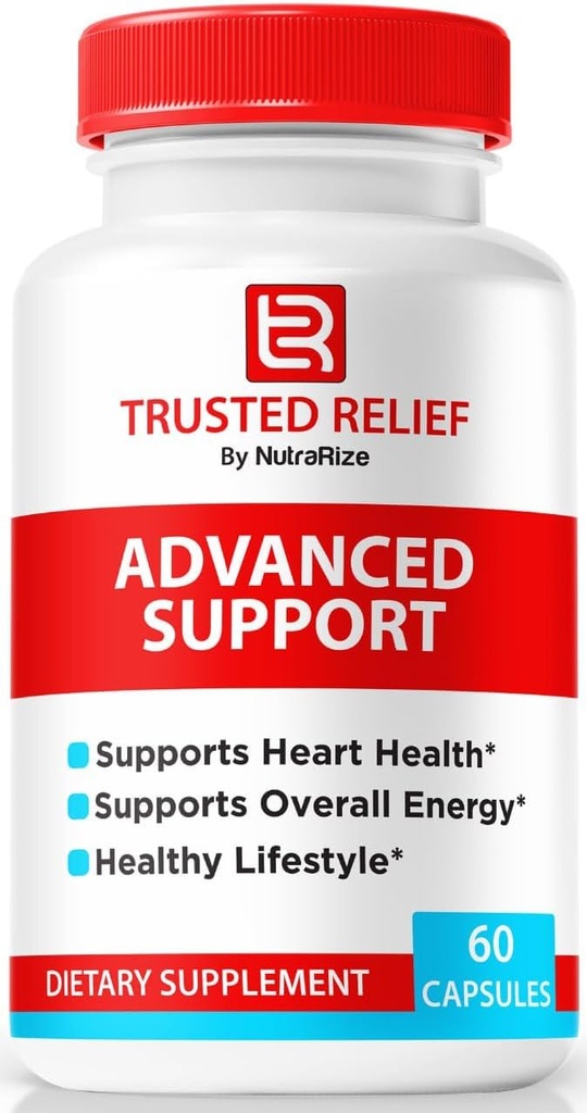 Trusted Relief Capsules, Official TrustedRelief Complete Support Pills, All Natural Formula for Stable Levels & Healthy Circulation, Premium Supplement Bewertungen (60 Kapseln)