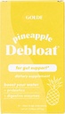 GOLDE Ananas Debloat - Probiotische Ergänzung für natürliches Bloat Relief und dauerhafte Verdauungsbalance - Vegan, Keto, Low-Sugar - 8 Servierungen