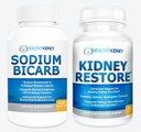 Kidney Restore & Natrium Bicarb 2 Pack Kidney Cleanse natürliche Ergänzung Natriumbicarbonat Buffer Säure Natürlich