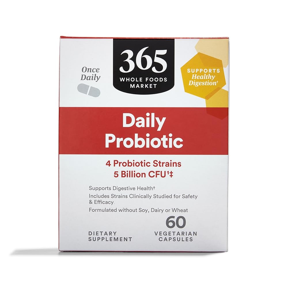 365 von Whole Foods Market, Daily Probiotic 5 Billion CFU, 60 ct