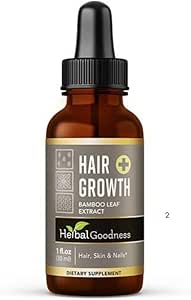 Haarwachstum Plus 1oz - Bamboo Haarprodukt für Frauen und Männer für Haarwachstum mit Collagen Ergänzungen, Keratin - Haar Haut und Nägel Vitamine für alle Haararten -1 Flasche