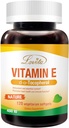 Lovita Vitamin E 400 IU Softgels, Natürliches Vitamin E 268 mg (wie D Alpha Tocopherol), Vegan Vitamin E für gesunde Haut, Haar, Nägel & Immunsystem Unterstützung, 120 Vegetarische Softgels