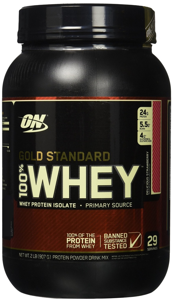 Optimum Nutrition Gold Standard Whey Delicious Erdbeere - 2.07 lbs