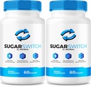 NutraRize (2 Pack) Zuckerschalter Pillen, offizielle SugarSwitch Kapseln, All-Natur Blut Formel für gesunde Levels, Zuckerschalter 24 Supplement, SugarSwitch 2 Pectin Bewertungen (120 Kapseln)