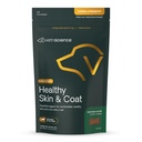 VetriScience Gesunde Haut- & Coat Chews, Derma Stärke Omega-3 Salmon Ölergänzung für Hunde, Omega Skin und Coat Chews, Hautgesundheit, Mantelwachstum, Fischöl und Vitamin E, Veggie, 70 Count