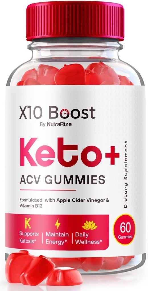 NutraRize X10 Boost Keto + Gommies ACV avancé Perte de poids, Commentaires (60 Gommies)