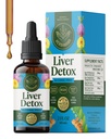 HERBAMA Liver Cleanse Detox & Repair - Liver Support Supplement - Flüssige Tropfen mit Milchdistel, Dandelion Root & Chanca Piedra - Alkohol & Zuckerfreie Flüssigreiniger-Ergänzung, 42-tägige Versorgung