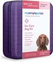 MySimplePetLab Ohrenpflege Hunde Kit I Medicated Tris Flush Dog Ear Cleaner I Infektionsbehandlung mit Ketoconazol I Hydrocortisone Tropfen I Komfort für Smelly, Itchy, Oder Sore Ears