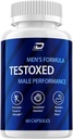 Testoxed Capsules Supplement, Testoxed Advanced Men Wellness Support, Official Testoxed Maximum Strength Energy Performance, Testoxed Premium Dietary Formula Reviews (1 Pack - 60 Capsules)