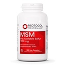 Protocole MSM Biodisponible Sulfur - 1 000mg - Soutient la santé et la santé des cheveux, de la peau et des ongles* - Végétalien et non-OGM - 180 gélules