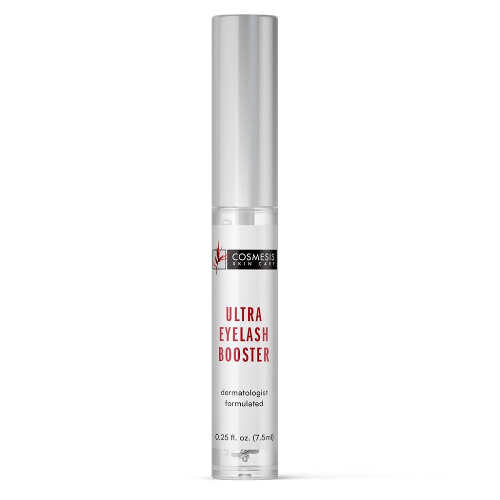 Ultra Eyelash Booster: Stimulates Growth & Thickness | Natural Peptides & Plant Stem Cells | 72% Increase in 6 Weeks | 0.25 oz