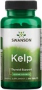 Swanson Premium Marke Kelp - Natürliche Jodquelle Unterstützung Schilddrüsengesundheit - Mineralische Beilage w/Iodine Quelle Standardisiert 0.4% - (250 Tabletten, 225mcg Jeder)
