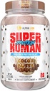 ALPHA LION Superhuman Whey Protein Powder, Great Tasting Pure Whey Protein Isolate, Low Carb, Low Sugar, No Bloat Post Workout, Muscle Recovery & Growth (28 Servings, Cocoa Buffs)