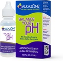 Alkazone Balance Ihr pH-Wert, Antioxidantien Alkalin Mineral Tropfen, Single 1.25 Oz Pack, Portable, Ausbeuten 10 Gallone von alkalischen, Antioxidantien Wasser, Unflavored, pH Balance, Hydration