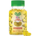 Fiber Jelly Bean Gummies pour les enfants, Suppléments de fibre pour la santé digestive, Gummy de fibre végétarienne 120 Jellybeans