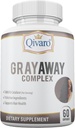 Gray Away Complex - Fortgeschrittene Unisex Ergänzung für natürliche Haarfarbe Erholung - Reverses Graying für Männer und Frauen - 60 Kapseln