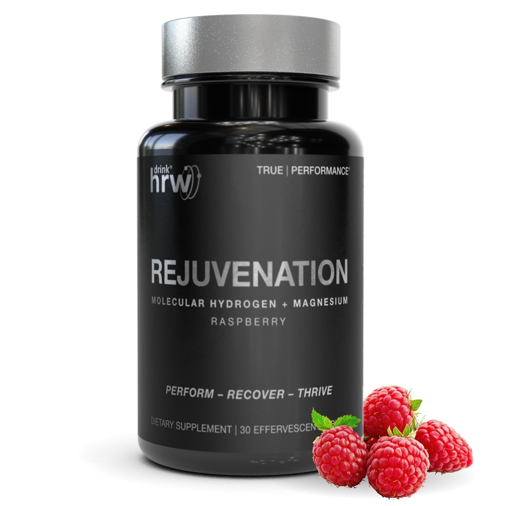 DRINK HRW-Verjüngung molekulares Wasserstoffwasser Tablets: 12 ppm H2 - Wasserstoff & Magnesium-Ergänzung, unterstützt Energieproduktion, Erholung, kognitive Gesundheit. Informierte Sportzertifiziert (Raspberry 30ct)