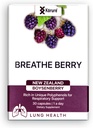 Breathe Berry Boysenberry Natural Healthy Lungs Supplément, soutient la congestion thoracique, le mucus et stimule le bien-être respiratoire général Healthy Lungs Supplément