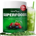 Gesamt Tea Green Powder for Energy & Digestive Health mit Kurkuma, Amla Powder & Vitamin C - 30 Portionen