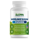 Active Lifestyle 4X Supplément de magnésium, Magnésium Glycinate, Taurat, Malate, Complexe d'orotate, Sommeil calme, Sans OGM, Sans gluten, Sans soja, Sans laiterie, Testé en laboratoire, Fabriqué aux États-Unis