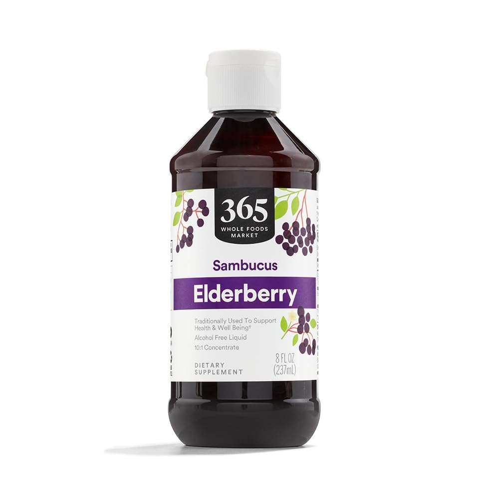 365 Von Whole Foods Market, Elderberry Syrup, 8 Fl Oz