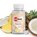 SaltStick Electrolyte FastChews - 60 Ananas de coco Electrolytes à croquer - Comprimés de sel pour la course et l'hydratation, Electrolyte Chews - 60 Compte