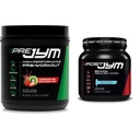JYM Supplement Science PRE JYM 30 Servierungen - Erdbeer Kiwi & Post-Workout mit BCAA's, Glutamin, Kreatin HCL, Beta-Alanin und mehr, Blue Arctic Freeze, 30 Servierungen, 22 Oz