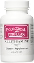 Formules écologiques Allithiamine Vitamine B1 50 Mg, Blanc, 60 Compte